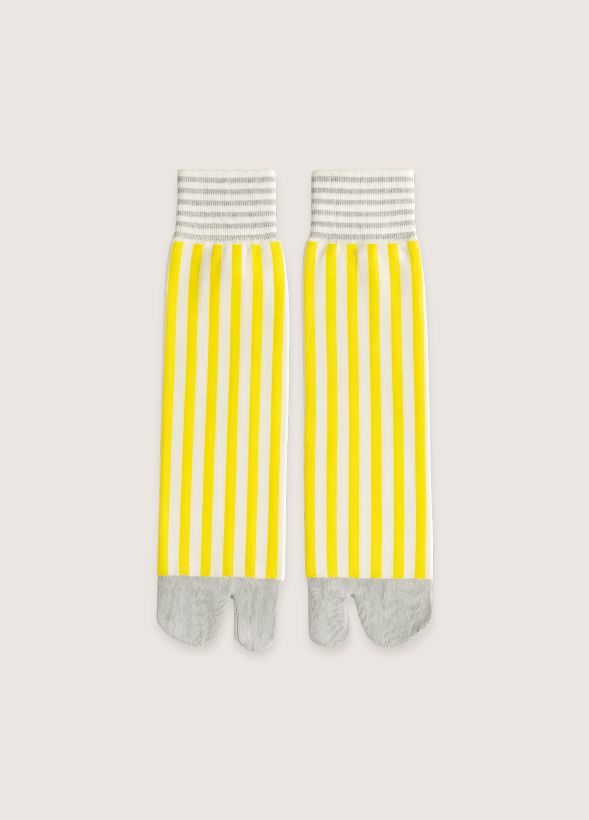 Chaussettes tabi jaunes | Asara