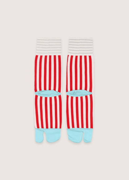 Chaussettes tabi rouges | Naoshi
