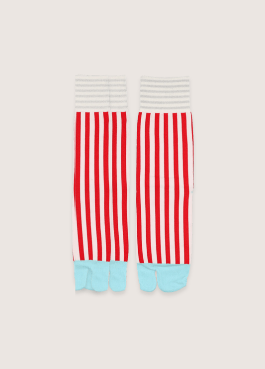 Chaussettes tabi rouges | Naoshi