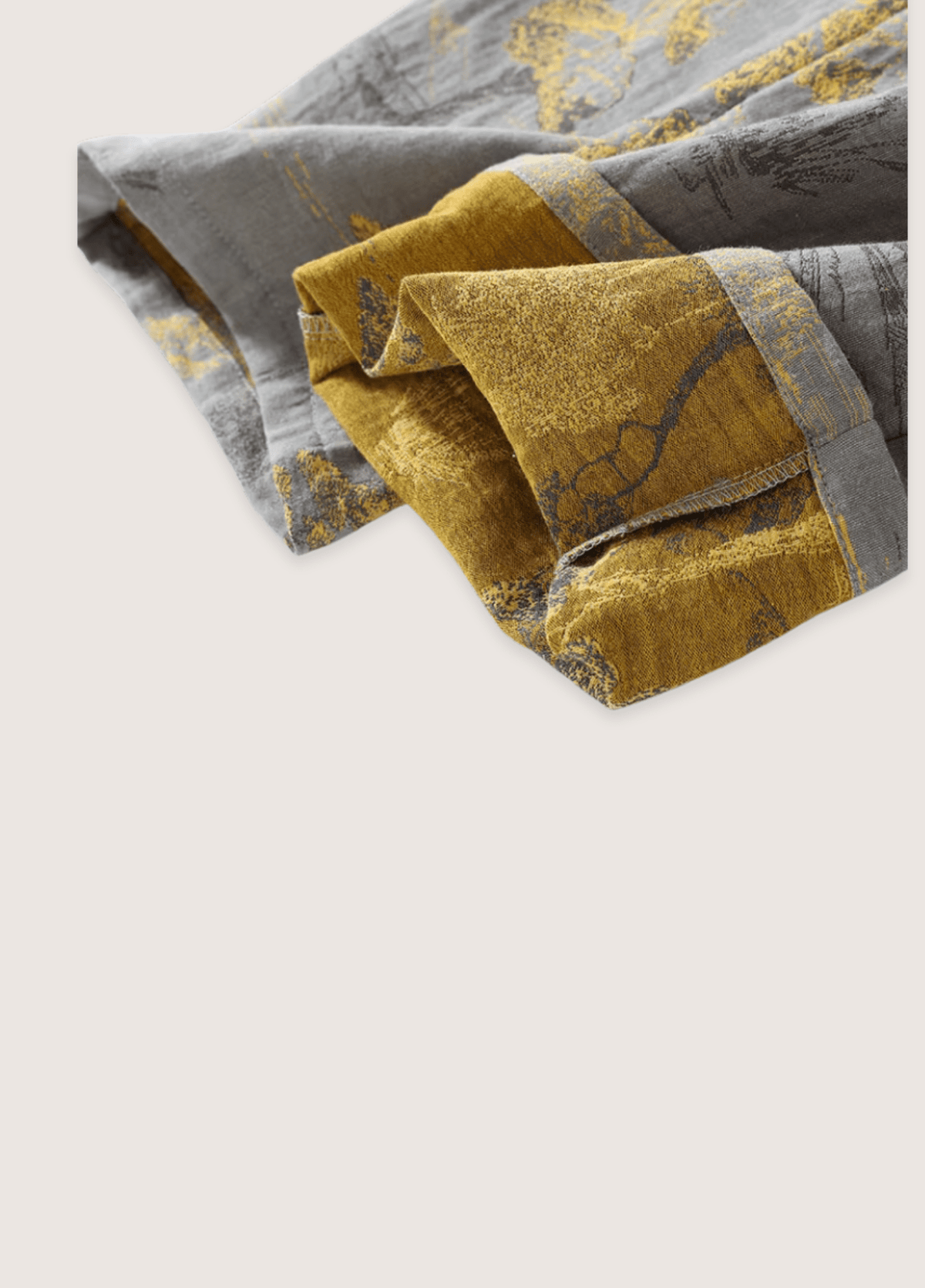 Ensemble pantalon pyjama kimono gris | Hanara