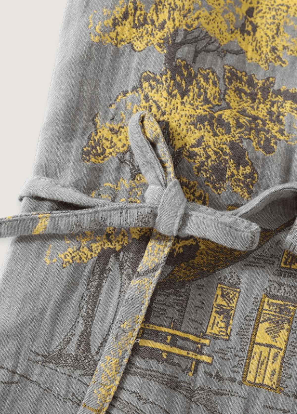 Ensemble pantalon pyjama kimono gris | Hanara