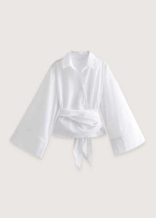 Kimono court blanc | Shirori