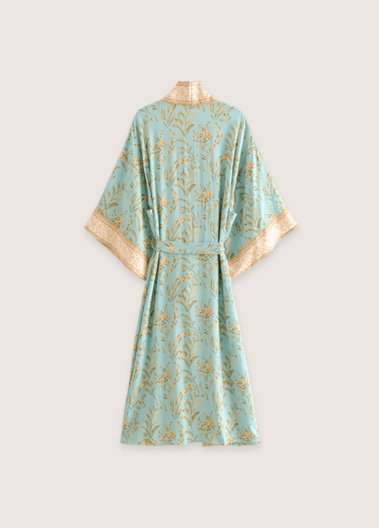 Kimono long bleu | Hanaya