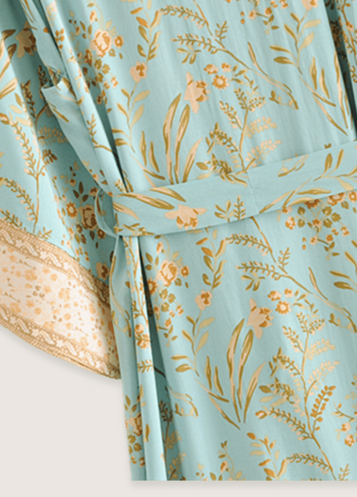 Kimono long bleu | Hanaya
