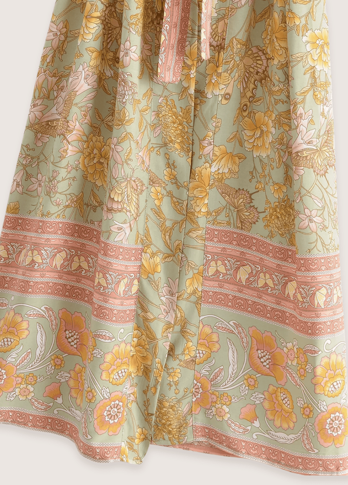 Kimono long bohème fleuri | Takaren