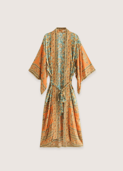Kimono long orange | Haruka