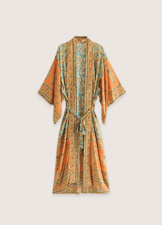 Kimono long orange | Haruka