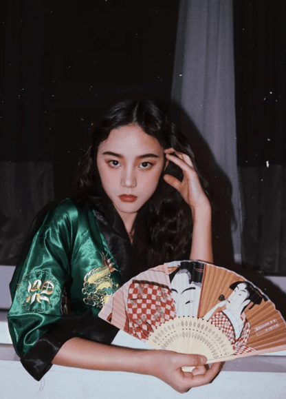 Kimono long soie | Kiyosa