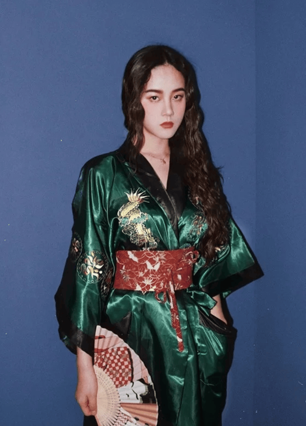 Kimono long soie | Kiyosa