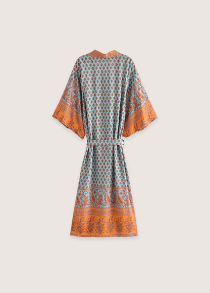 Kimono long turquoise | Morina