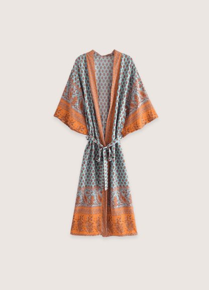 Kimono long turquoise | Morina