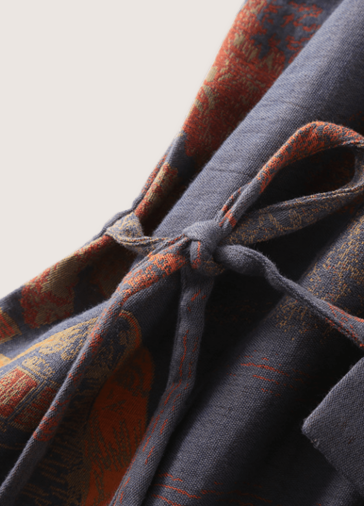 Peignoir kimono bleu homme | Mizuna