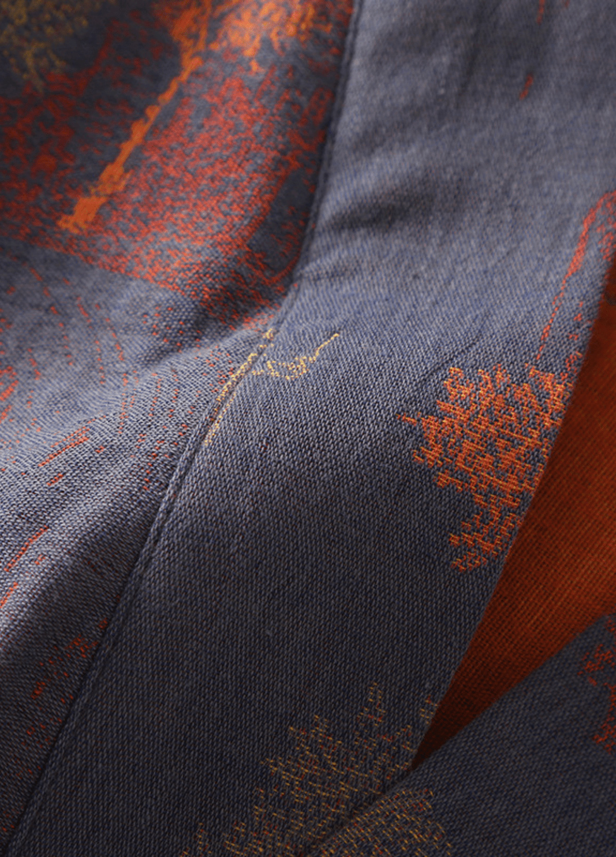 Peignoir kimono bleu homme | Mizuna