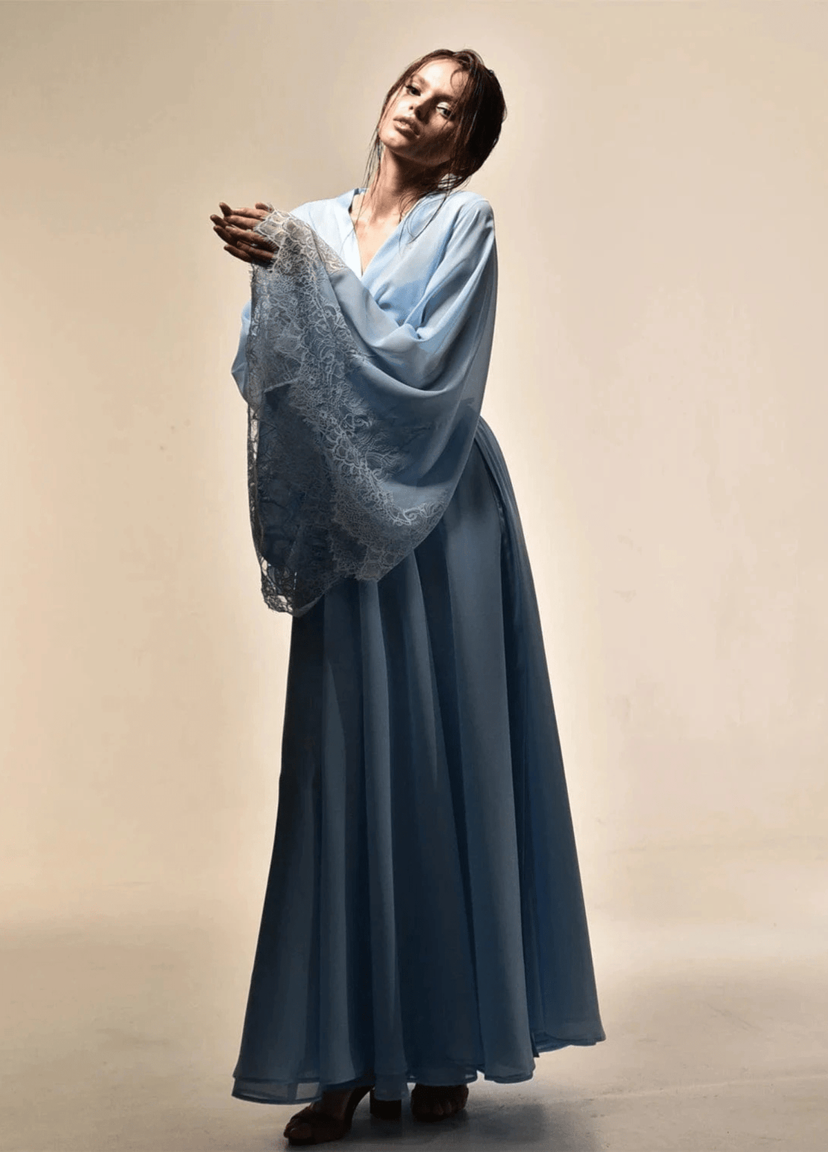 Robe kimono soie | Isosa