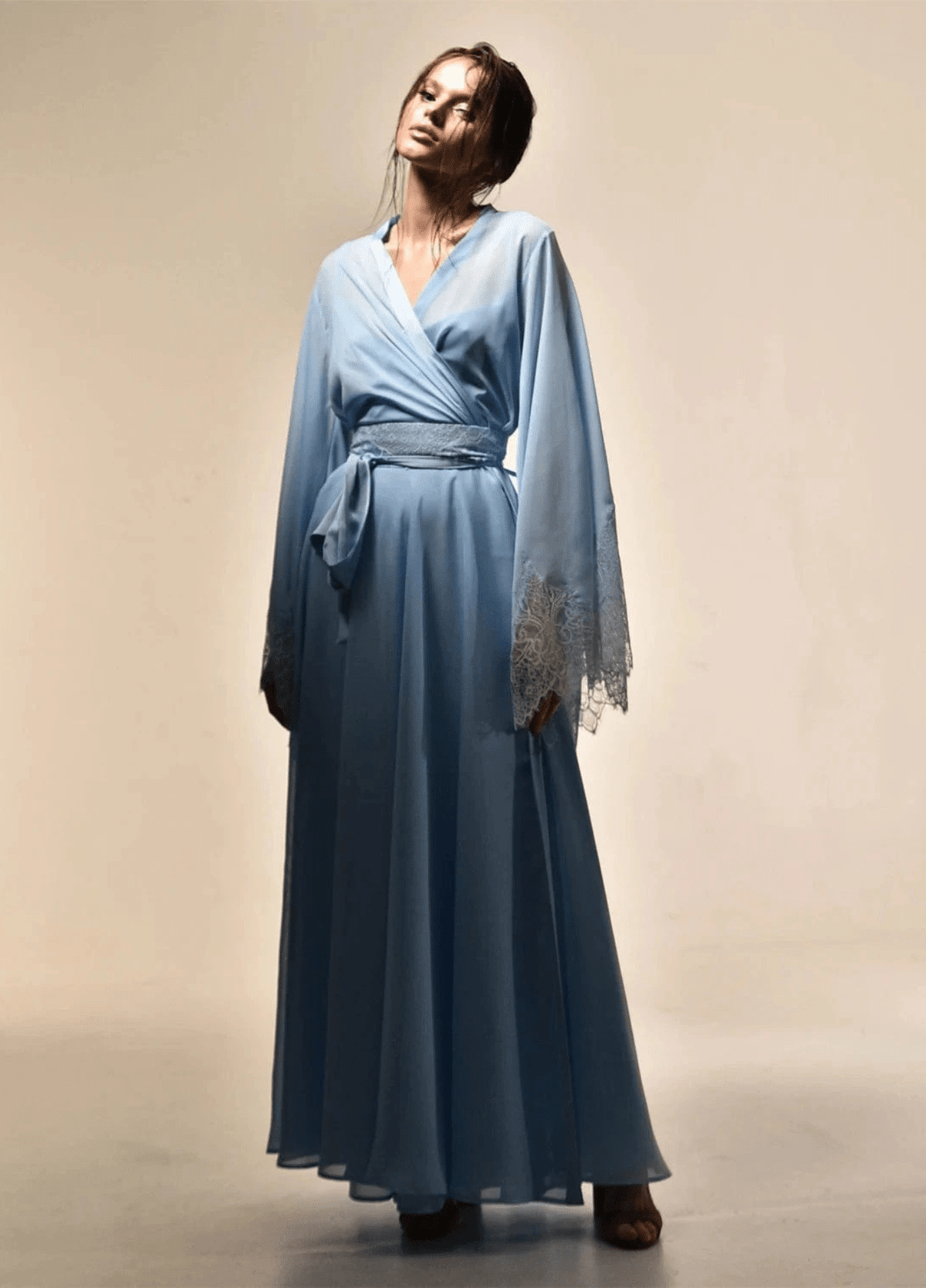 Robe kimono soie | Isosa