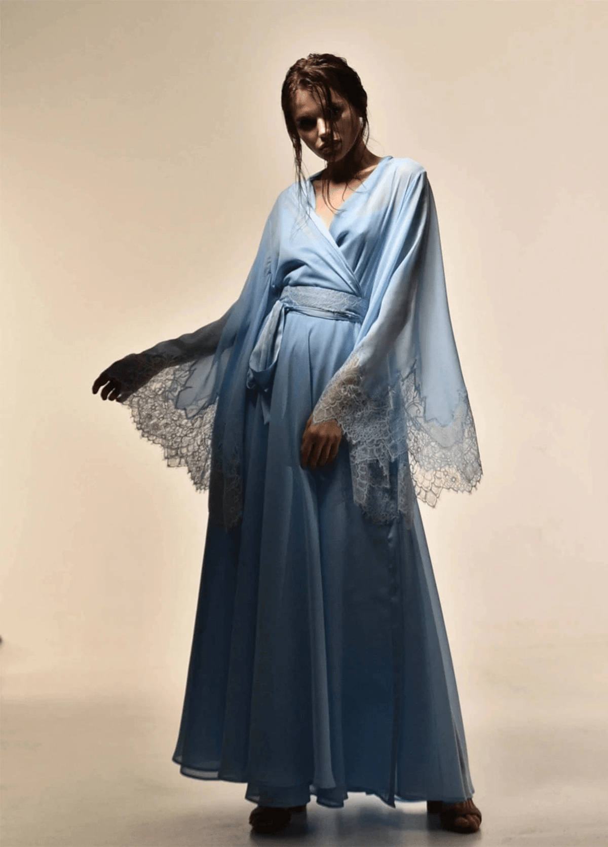 Robe kimono soie | Isosa