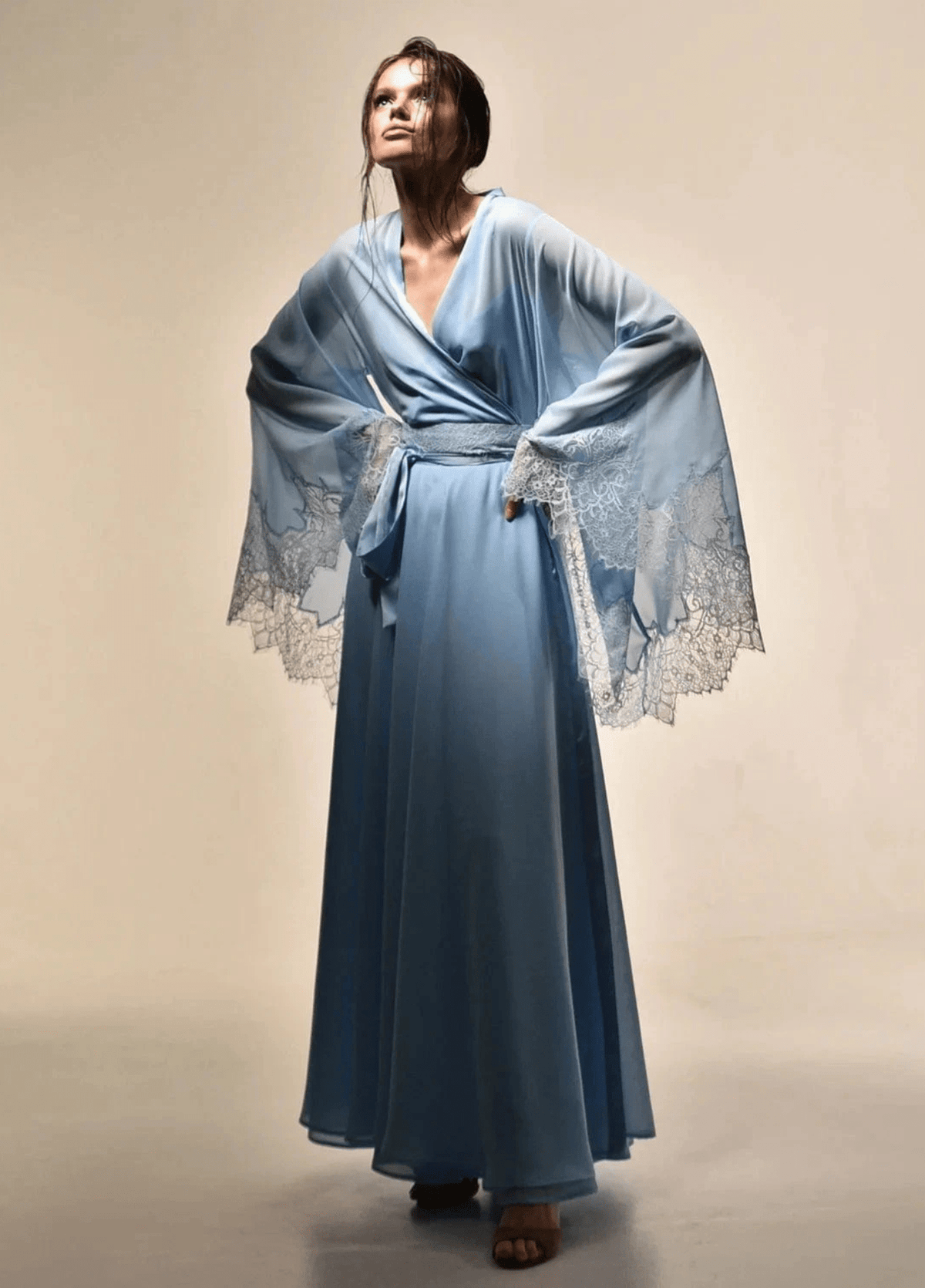 Robe kimono soie | Isosa