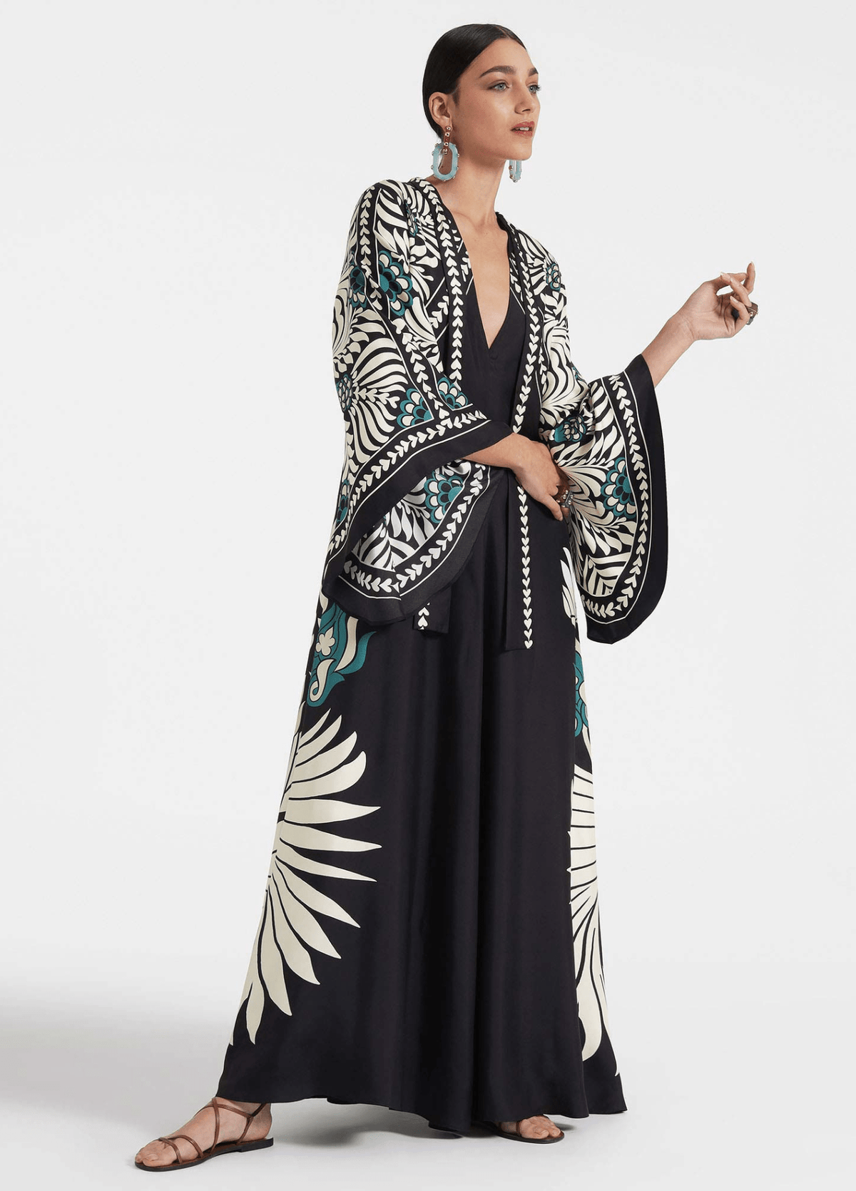 Robe kimono réversible | Mizuren