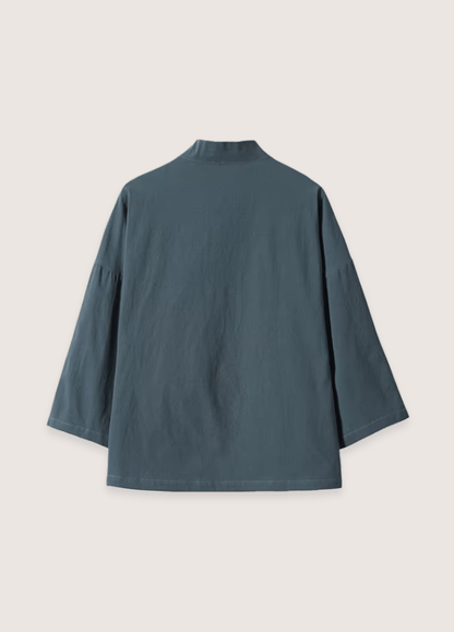 Veste kimono bleu gris | Norizu