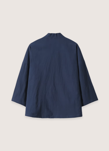 Veste kimono bleu marine | Naomo