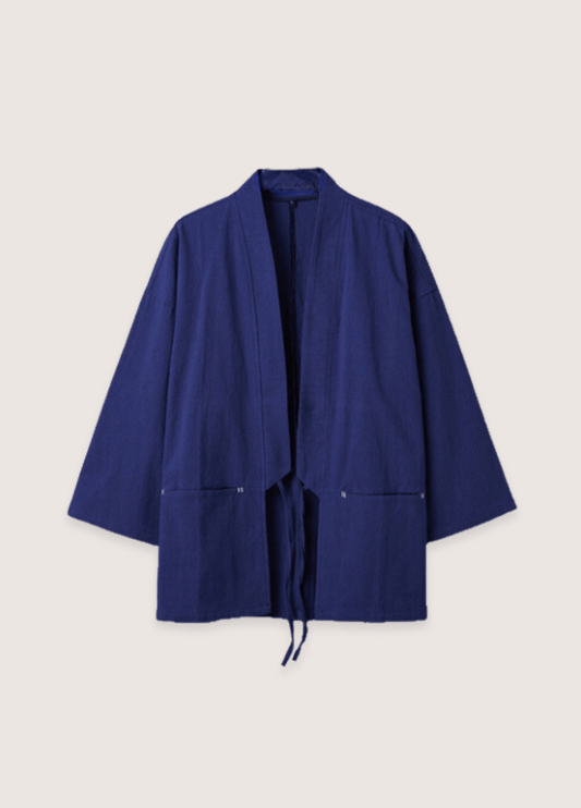 Veste kimono bleu marine | Takato