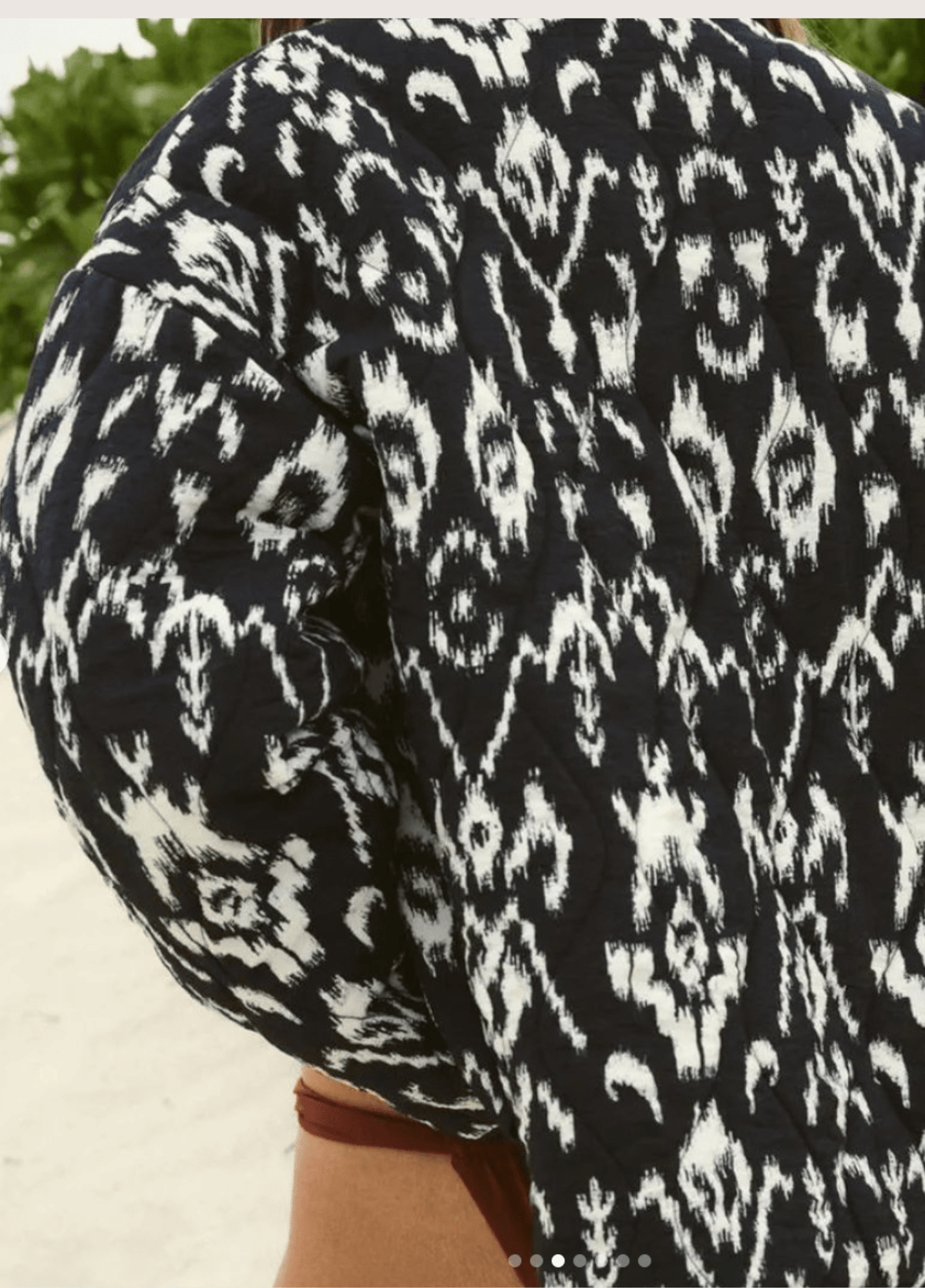 Veste kimono noir et blanc | Takashi