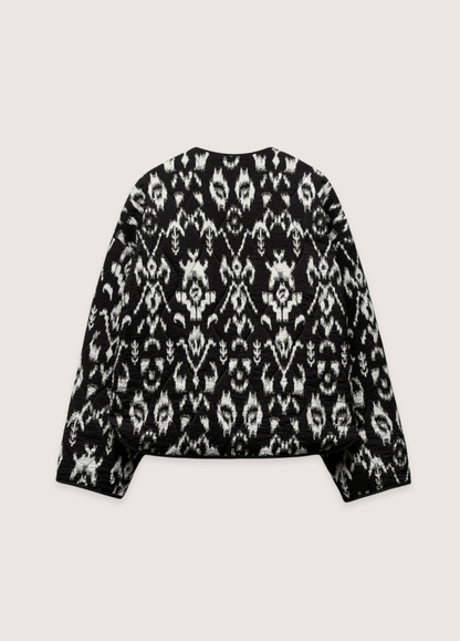 Veste kimono noir et blanc | Takashi