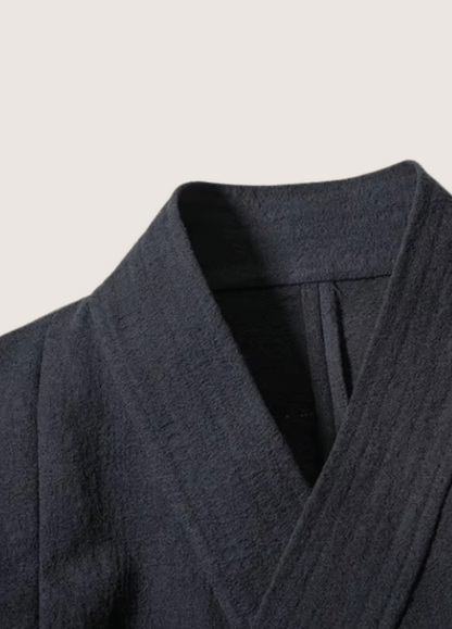 Veste kimono noir | Isora