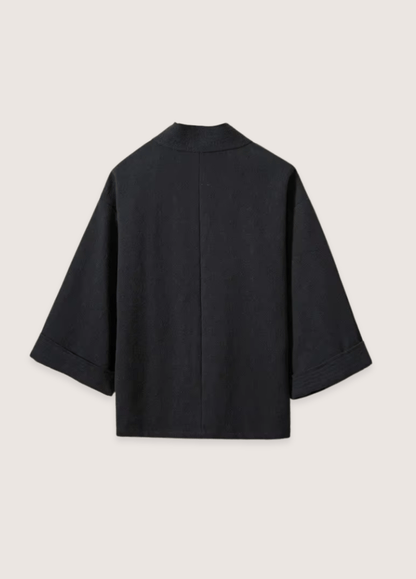 Veste kimono noir | Isora