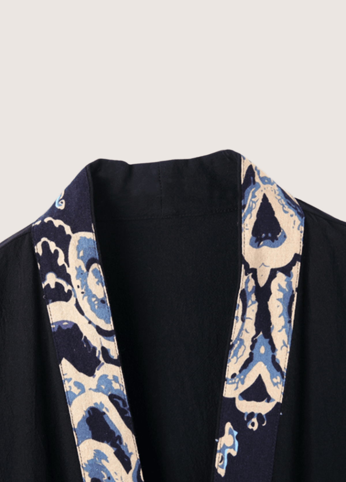 Veste kimono noir | Kiyora