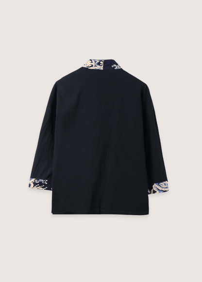 Veste kimono noir | Kiyora