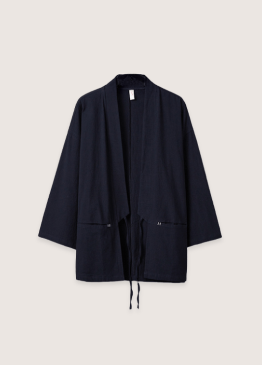 Veste kimono noir | Rinki