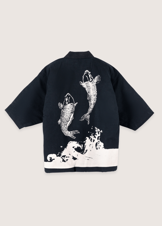 Veste kimono noir | Takana