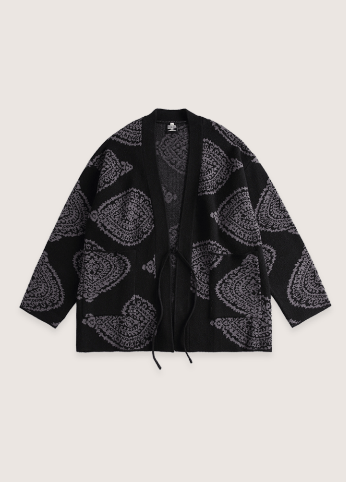 Veste kimono noir | Yukiro
