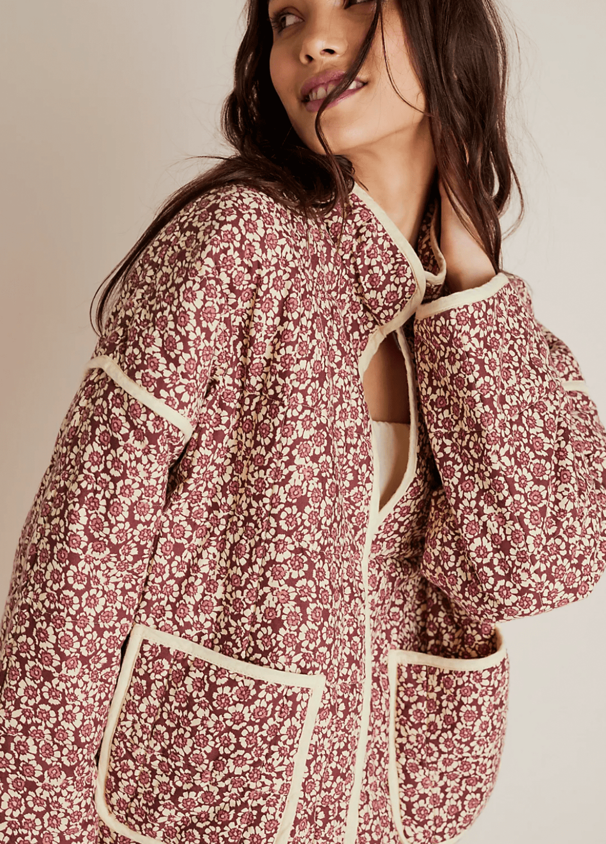 Veste kimono rose | Takara
