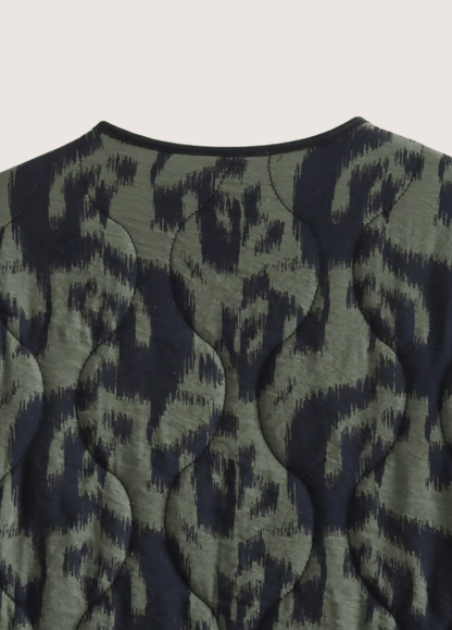 Veste kimono vert olive | Takaya