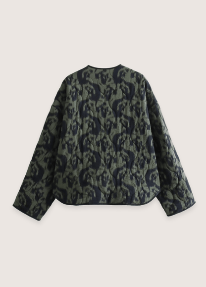 Veste kimono vert olive | Takaya