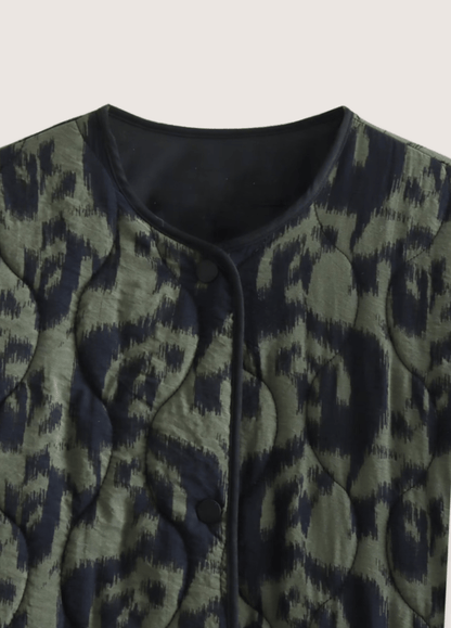 Veste kimono vert olive | Takaya